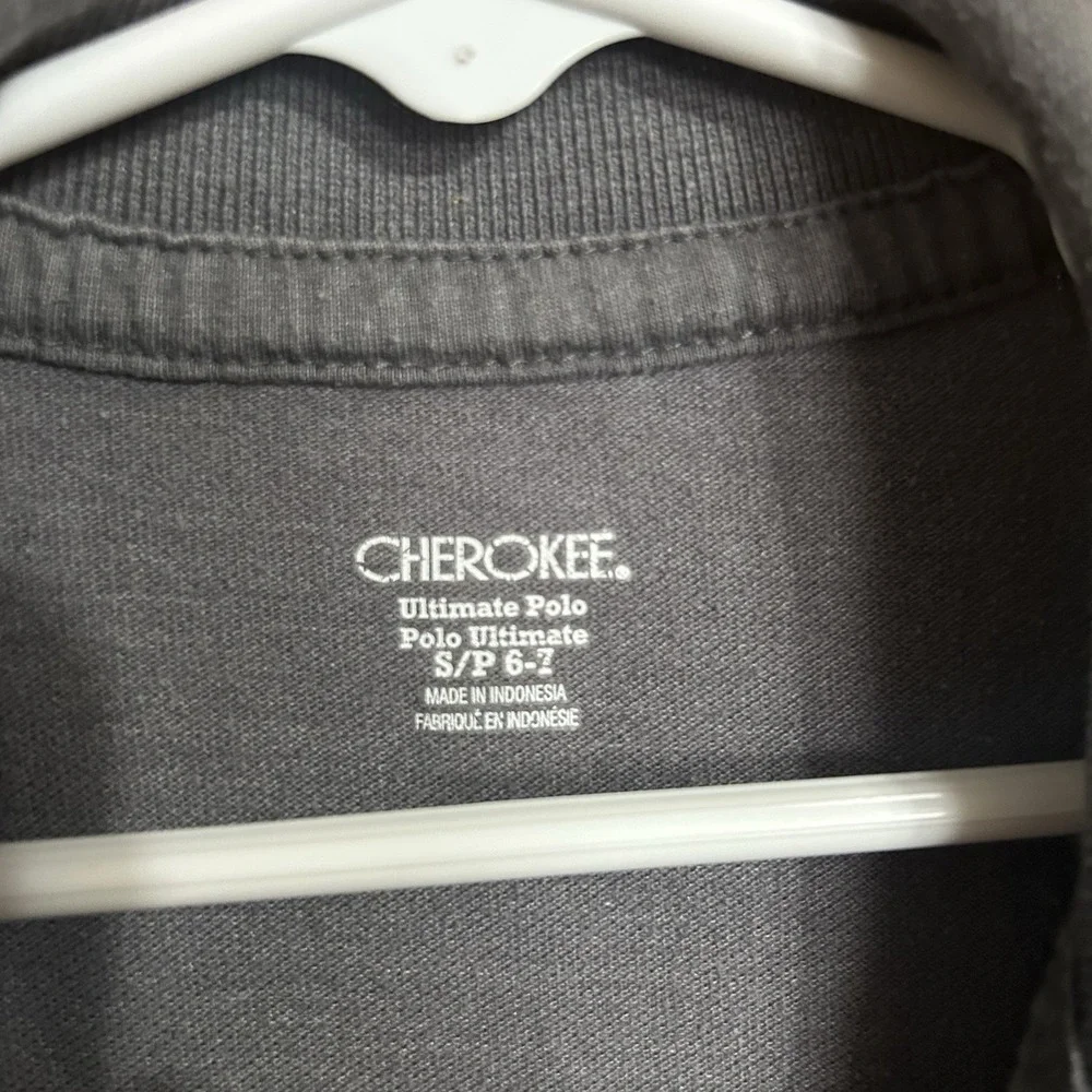 Boy's Cherokee size Small 6/7 Gray‎ Boston Red Sox Polo Shirt